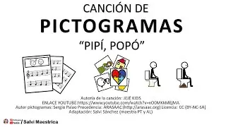 PIP&Iacute; POP&Oacute; canci&oacute;n para ir ba&ntilde;o adaptada con pictogramas en espa&ntilde;ol | Canci&oacute;n para ir al ba&ntilde;o