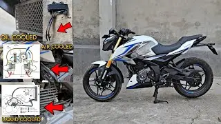 Difference Between AIR COOLED , OIL COOLED and LIQUID COOLED engine . Which Is Best | N250 or NS200