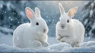 Snowy Wildlife Moments & Gentle Piano ❄️ Peaceful Winter Scenes to Help You Relax and Sleep Deeply