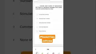 Test market|ibps so marketing officer mocks question#shorts #youtubeshorts #marketing