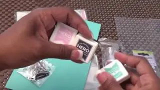 Unboxing Hero Arts My Monthly Hero Card Kit April 2017