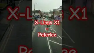 Go North East Announcements - X-Lines X1 to Peterlee #gonortheast #bus