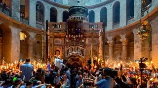 Miracle of the Holy Fire in Jerusalem 2020