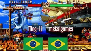 Samurai Shodown II (FT10) - Meg-Li (BR) vs metalgames (BR) - 2021-10-16