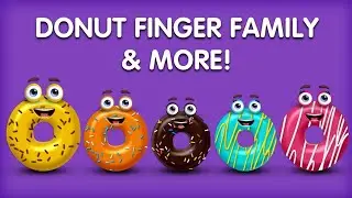 The Finger Family Song | Donut Finger Family + 11 more Finger Family Songs | Nursery Rhymes for kids
