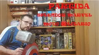 SPLENDOR MARVEL (PREPARACION Y PARTIDA EN SOLITARIO)