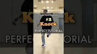 House Dance Beginner Practice | Simple Footwork #02: Knock #shorts #dancemoves #dancetutorial