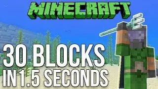 Minecraft 1.13 Trident Elevator, руководство по зачарованию Riptide (обновление Aquatic)