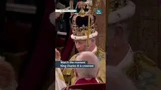 Watch the moment King Charles III is crowned #itvnews #kingcharles #coronation