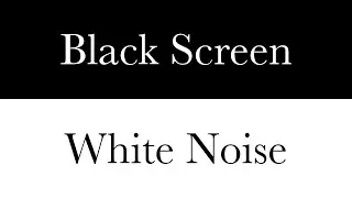 Smooth White Noise  Black Screen  Perfect Sleep Sounds  10 H
