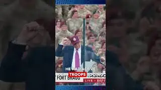 Trump's Fort Bragg Speech Draws Enthusiastic Troop Response