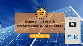 Exporting Sol Ark Data for analysis