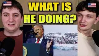 Americans React to Trump's SHOCKING Statement About Greenland!