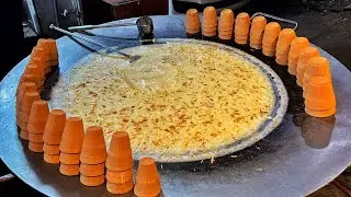 Famous LASSI Place in Hyderabad | Zafrani dry fruit milk | Hassan Diary #bunmaska #chai #zafranimilk