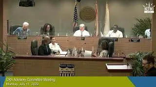 CRA Advisory Committee Meeting - 07/11/2022