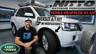 Установка крупногабаритных вездеходных шин на мой Land Rover Freelander 2 (LR2) — Nitto Terra Gra...