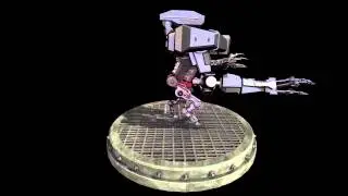 Robo Mech Walk Cycle