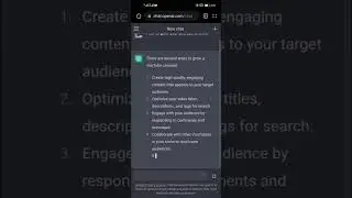 How to Grow your youtube channel ChatGPT Tips