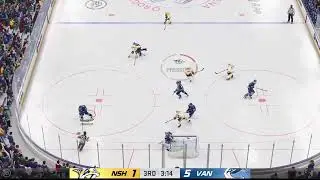 NHL 24 Playoffs Predators @ Canucks Game 2 1st Round