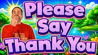 🙏 Please Say Thank You - Fun Kids Song with BSL Sign Language | I LIKE SIGNING SONGS