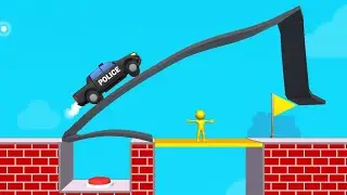 Draw The Bridge 3D - All Levels Gameplay Android, iOS