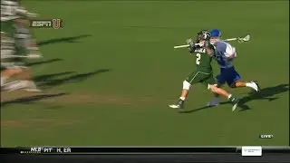 Loyola LSM Scott Ratliff split dodges in transition and scores
