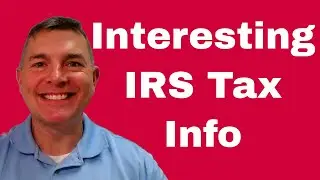 Интересная налоговая информация от IRS