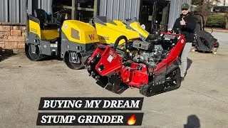 TODAY I PURCHASED MY DREAM STUMP GRINDER! BARETTO 30SG 🔥  THE MACHINE WAS WAS PUT TO WORK RIGHT AWAY