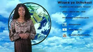 UTABIRI WA HALI YA HEWA KWA SAA 24 ZIJAZO KUANZIA SAA 3.00 USIKU WA LEO TAREHE: 25/01/2026.