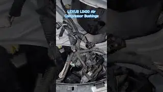 Lexus LS430 GX470 Air Compressor bushing replacement vibrations buzzing fix #shorts #Lexus #Toyota