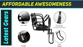 Upgraded Rear Child Bike Seat: The Ultimate Family Adventure Upgrade!