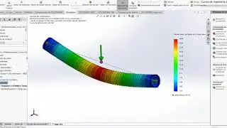 Laboratorio de diseño. Diagramas de fuerza cortante, momento flexionante #diseño #solidworks #vigas