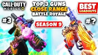 TOP 3 MOST POWERFUL Close Range Guns For Battle Royale | COD Mobile | BEST Gunsmith Loadouts For BR