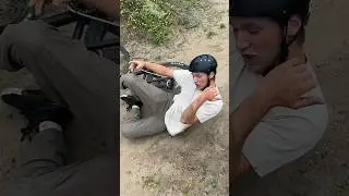 Welp he&rsquo;s going to the hospital after that one&hellip; #mtb #flip #bmx