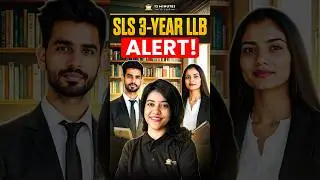SLS 3-Year LLB Exam ALERT | Application & Exam Dates Inside #shorts