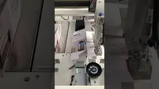 Thermos cup packaging box folding machine