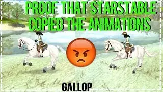 PROOF THAT STARSTABLE TOOK THE ANIMATIONS OF THE ETB AND USED ON THE STARTER! || StarStableOnline