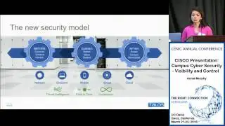 Cenic 2016 Conference   CISCO Presentation  Campus Cyber Security   Visibility and Control small