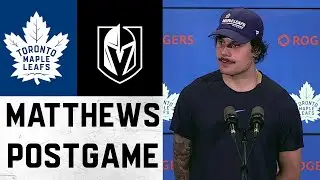 Auston Matthews Post Game | Toronto Maple Leafs vs. Vegas Golden Knights - November 2, 2021