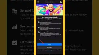 How to Turn On Professional Mode on Facebook 2023 #shorts #facebook #fb