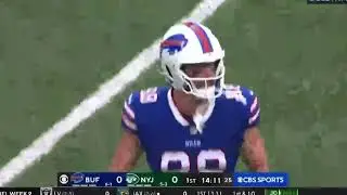 Josh Allen Throws Interception to Jordan Whitehead | Bills vs Jets