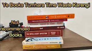 NOT RECOMMENDED BOOKS 😞|Ye Books Tumhara Time Waste Karengi