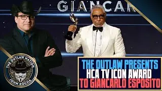 John Rocha Presents Giancarlo Esposito with TV ICON Award at 2022 HCA TV Awards (MONTAGE and SPEECH)