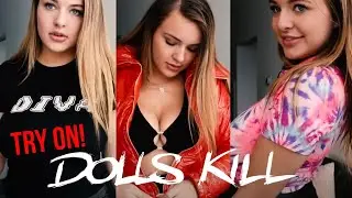 $600 DOLLSKILL TRY ON HAUL!!! sugar thrillz, iconic tee's and more!!!