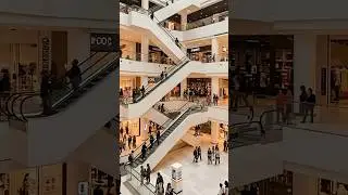 MALL CHAOS: Escalator Collapses, Shoppers Panic & Flee!