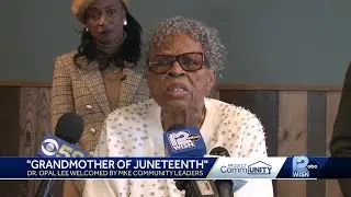 'Grandmother of Juneteenth' visits Milwaukee