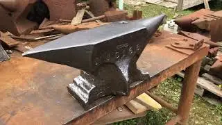 Wonderful small size forged French anvil unusual prominent nose