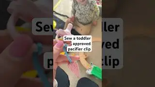 DIY Sew a pacifier clip without a pattern