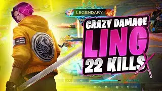 LING IS JUST TOO OVERPOWERED WITH 22 KILLS!! | Mobile Legends: Bang Bang || Shibby