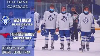 West Haven Blue Devils vs Fairfield Warde Mustangs / Full Game And Commentary